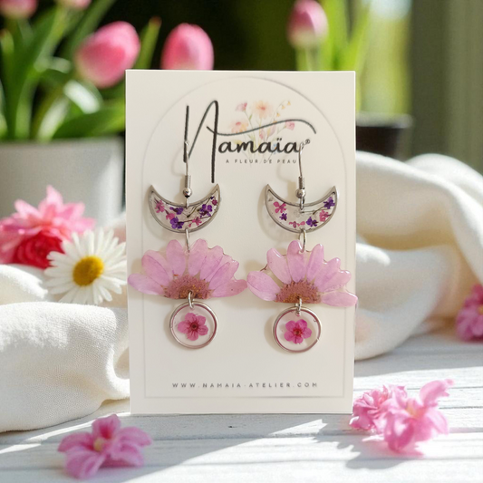 Boucles d'oreilles Lunéa