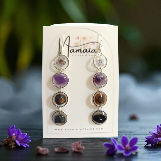 Boucles d'oreilles Noctéa