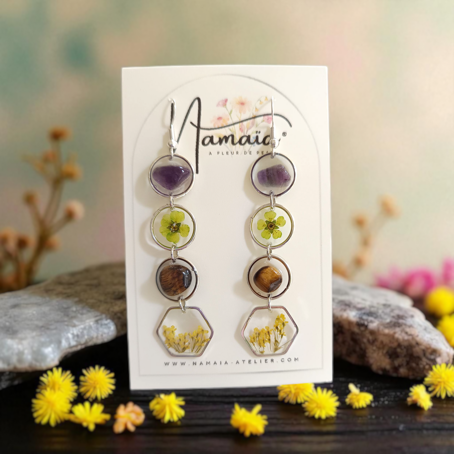 Boucles d'oreilles Auréa